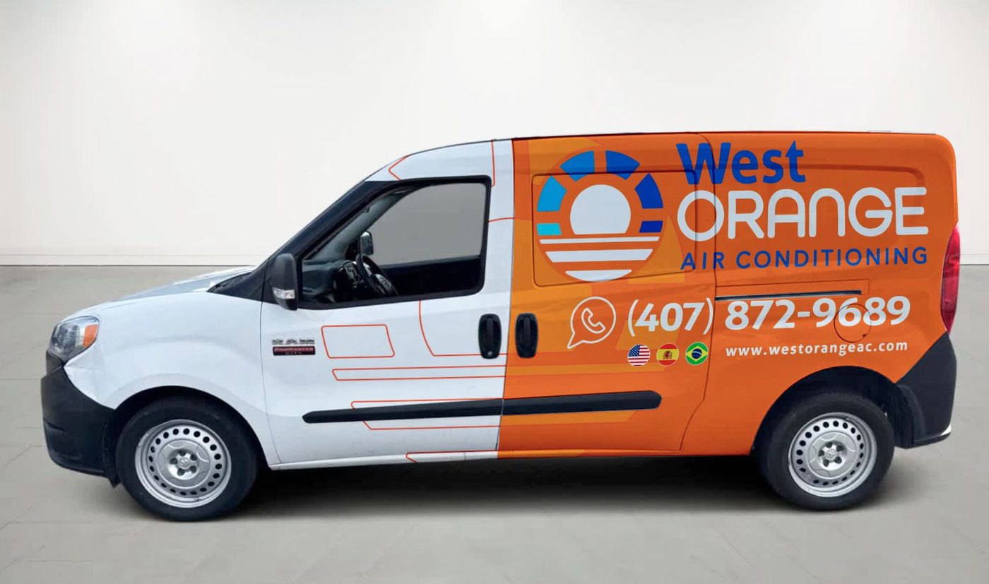 West Orange Air Conditioning branded service van serving Horizon West and Greater Orlando